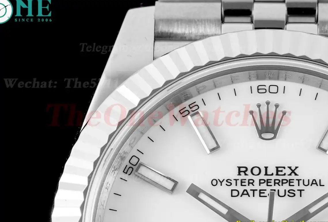 Datejust 126334 41mm Jub Flt 904L SS SS White Stk VSF VS3235