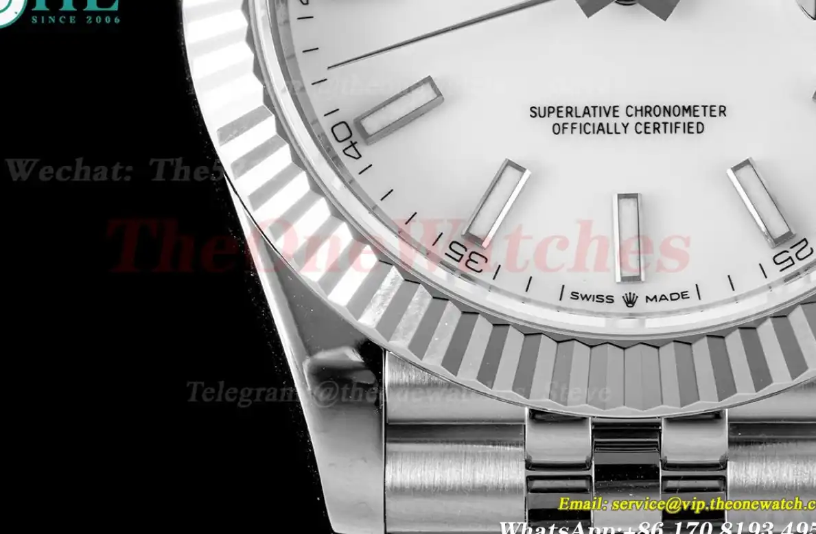 Datejust 126334 41mm Jub Flt 904L SS SS White Stk VSF VS3235