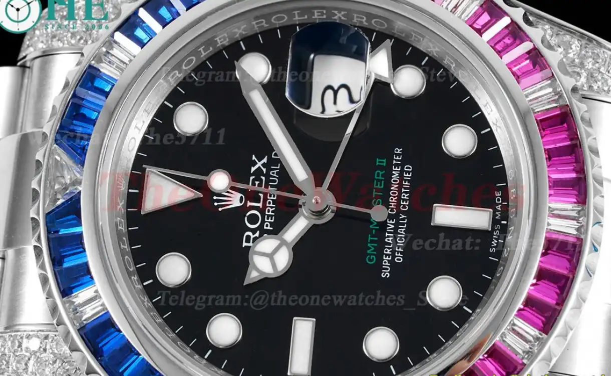 GMT Master II 116759 40mm Dia SS SS Black VRF VR3186