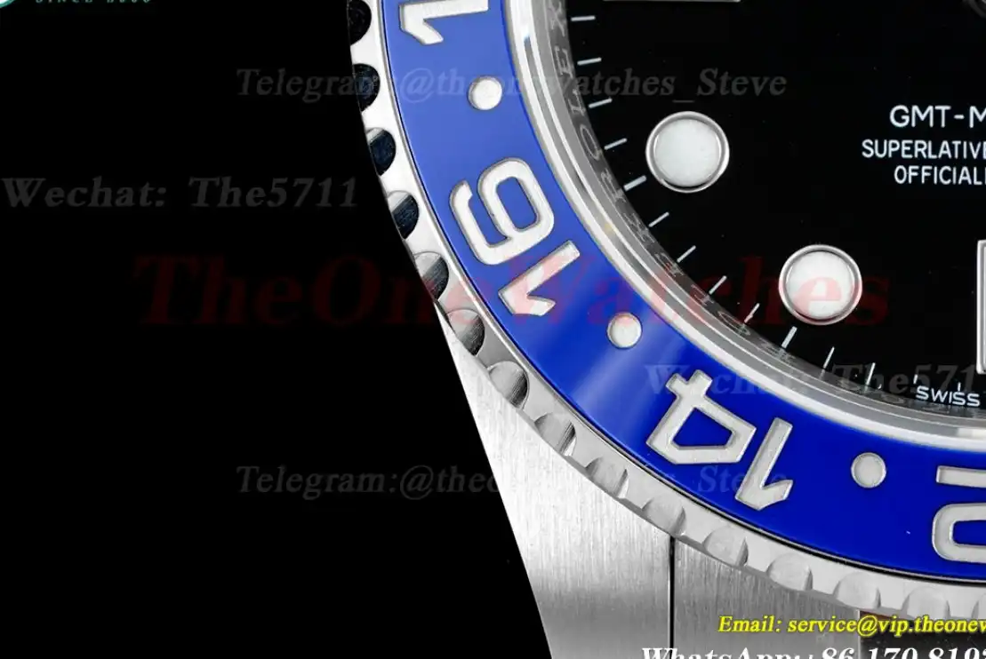 GMT Master II 126710 Batman Oys 40mm Black Blue King VR3285