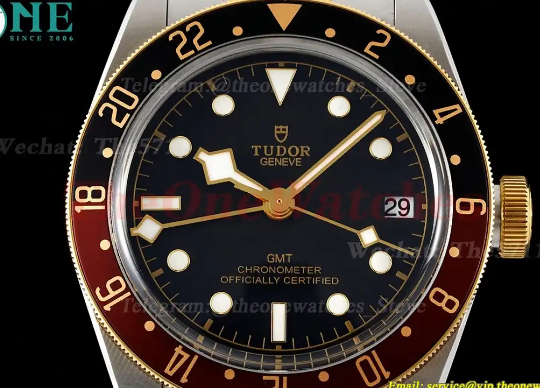 Black Bay GMT Black Brown Bezel SS YG ZF A2836