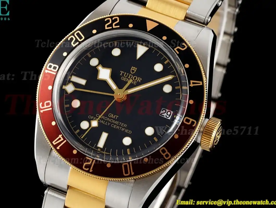 Black Bay GMT Black Brown Bezel SS YG ZF A2836