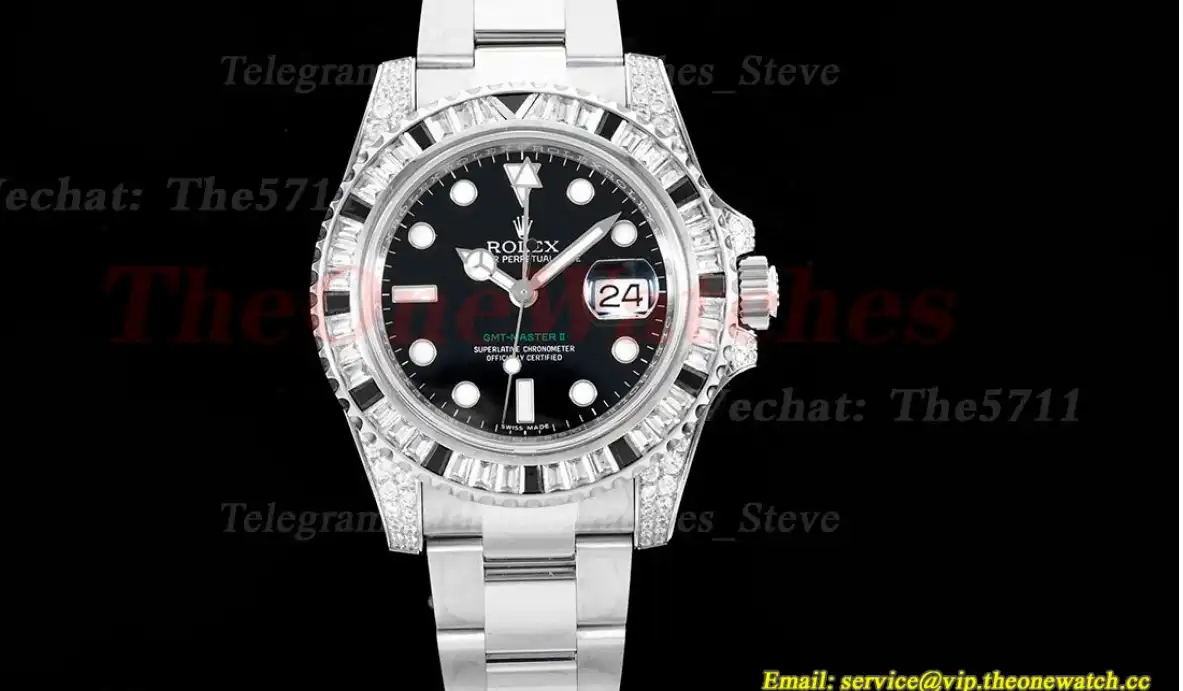 GMT Master II 116759 40mm Dia SS SS Black VRF VR3186