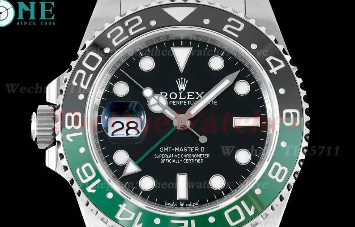 GMT Master II 126720 Sprite Oys SS SS Black Dial King VR3186 CHS