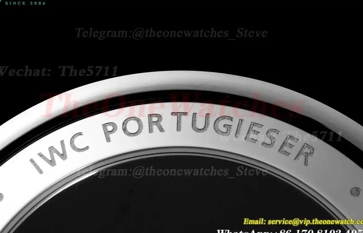 Portuguese Chrono 41mm White Dial On Black Strap SS LE V6SF A69355