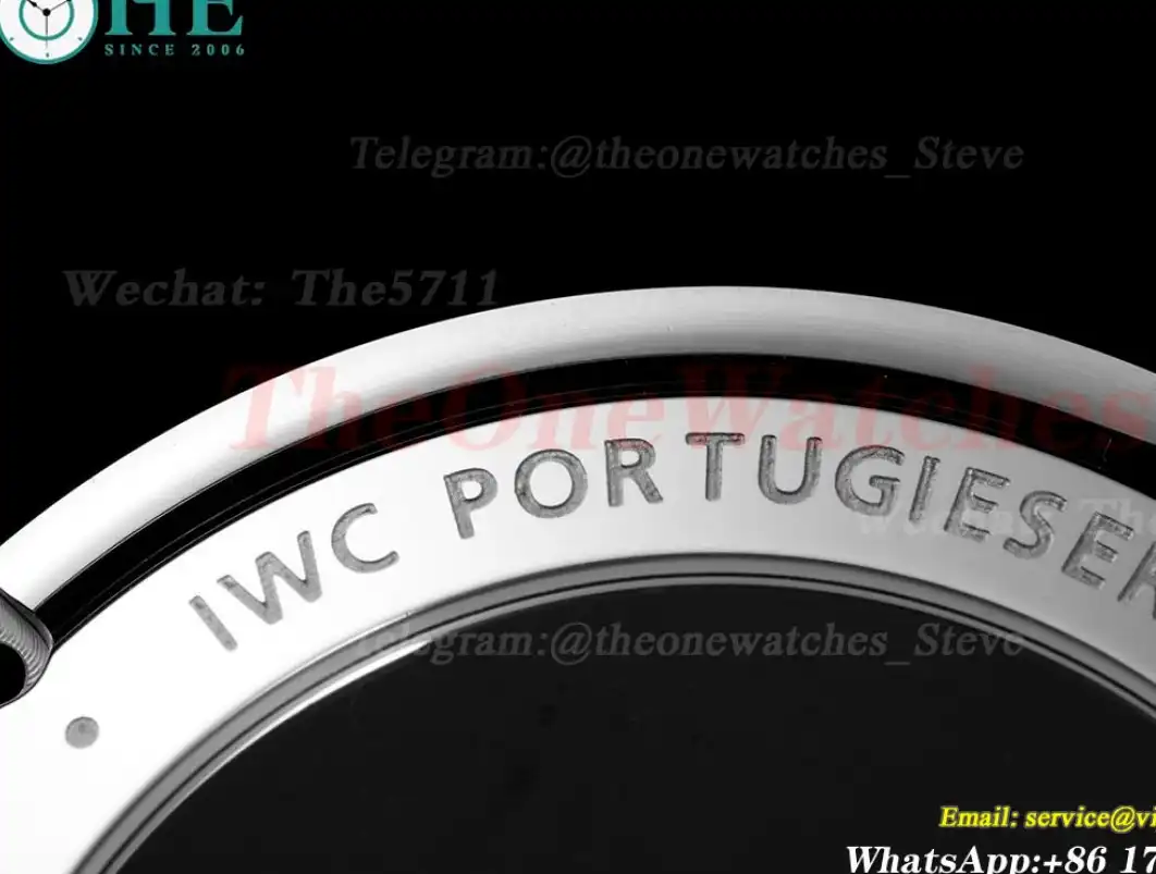 Portuguese Chrono 41mm White Dial On Black Strap SS LE V6SF A69355