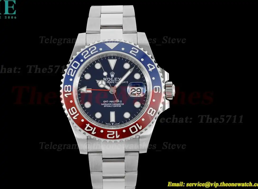 GMT Master II 126719BLRO Oys 40mm SS SS Red Blue APF VR3285