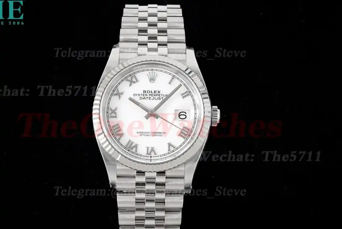 Datejust 126234 36mm Jub SS SS White Rmn Clean SH3235