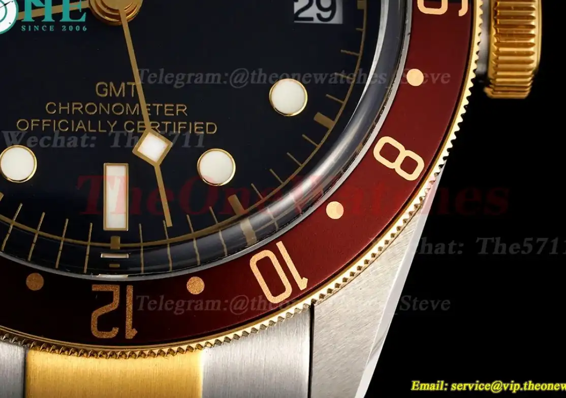 Black Bay GMT Black Brown Bezel SS YG ZF A2836