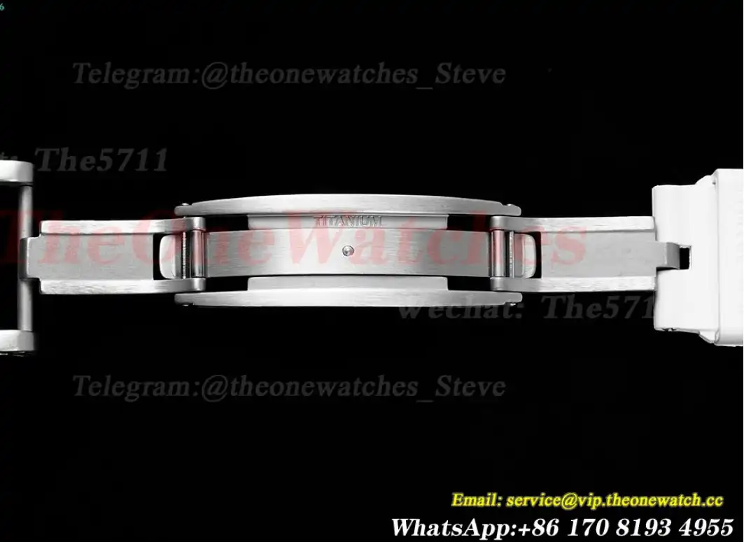 S10 Koi Dial on White Rubber Strap RMF Tourb