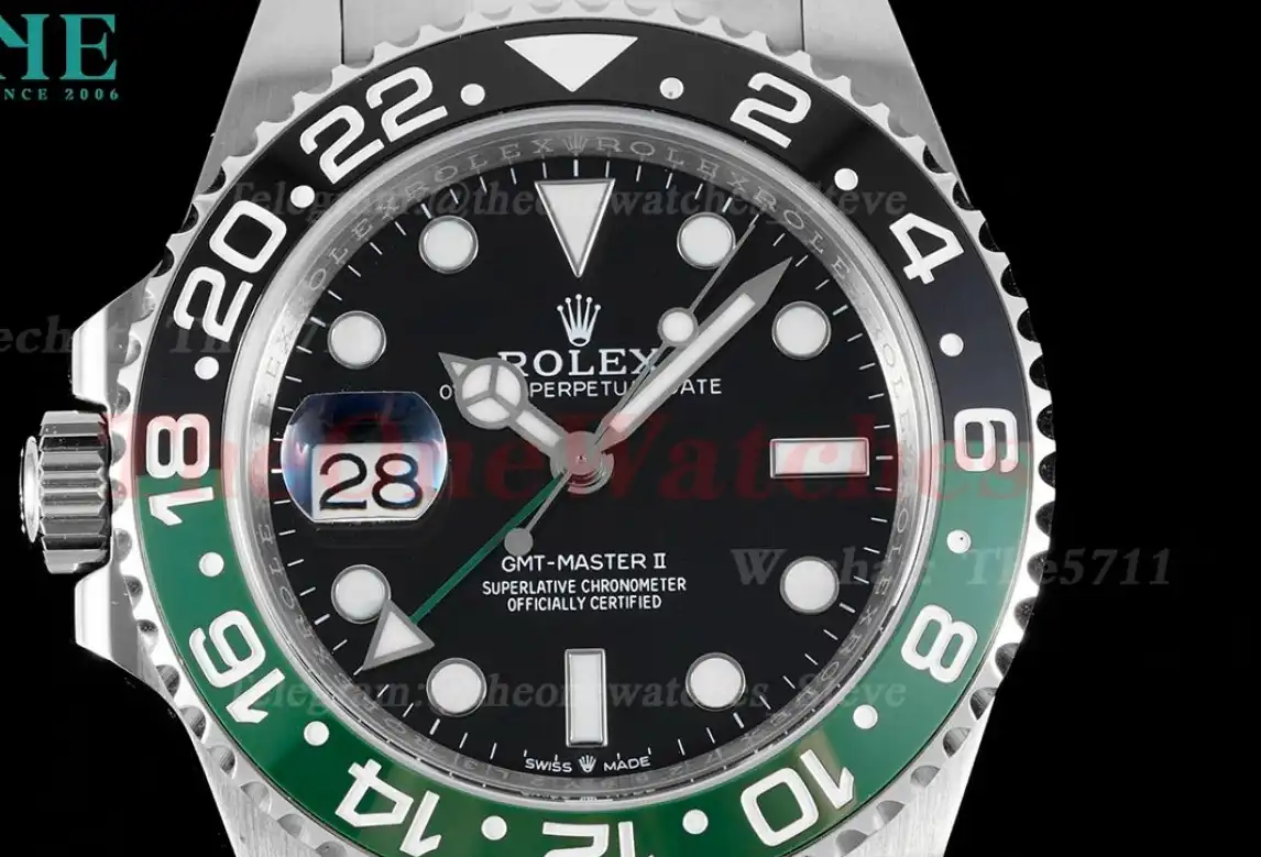 GMT Master II 126720 Sprite Oys SS SS Black Dial APF VR3285