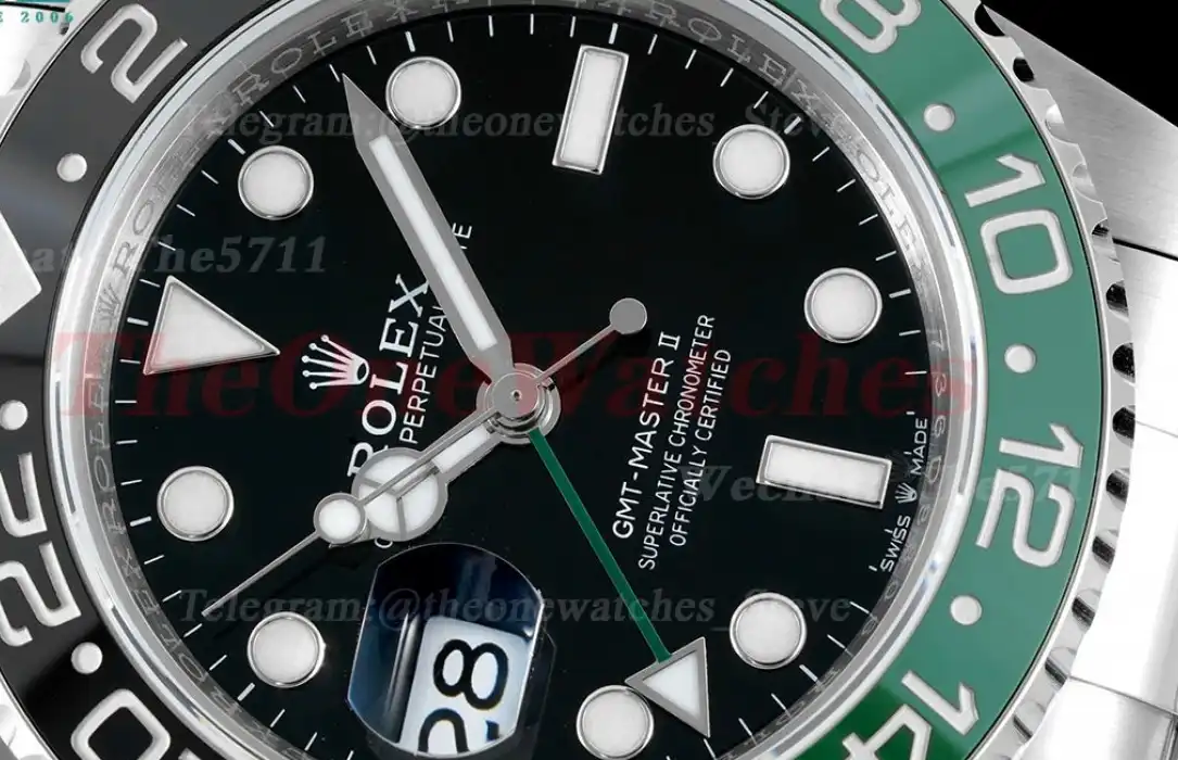 GMT Master II 126720 Sprite Oys SS SS Black Dial King VR3186 CHS