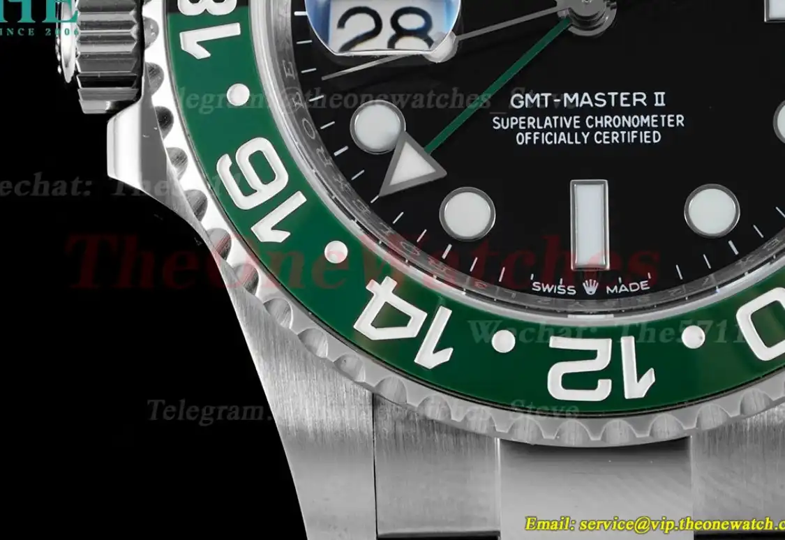 GMT Master II 126720 Sprite Oys SS SS Black Dial APF VR3285