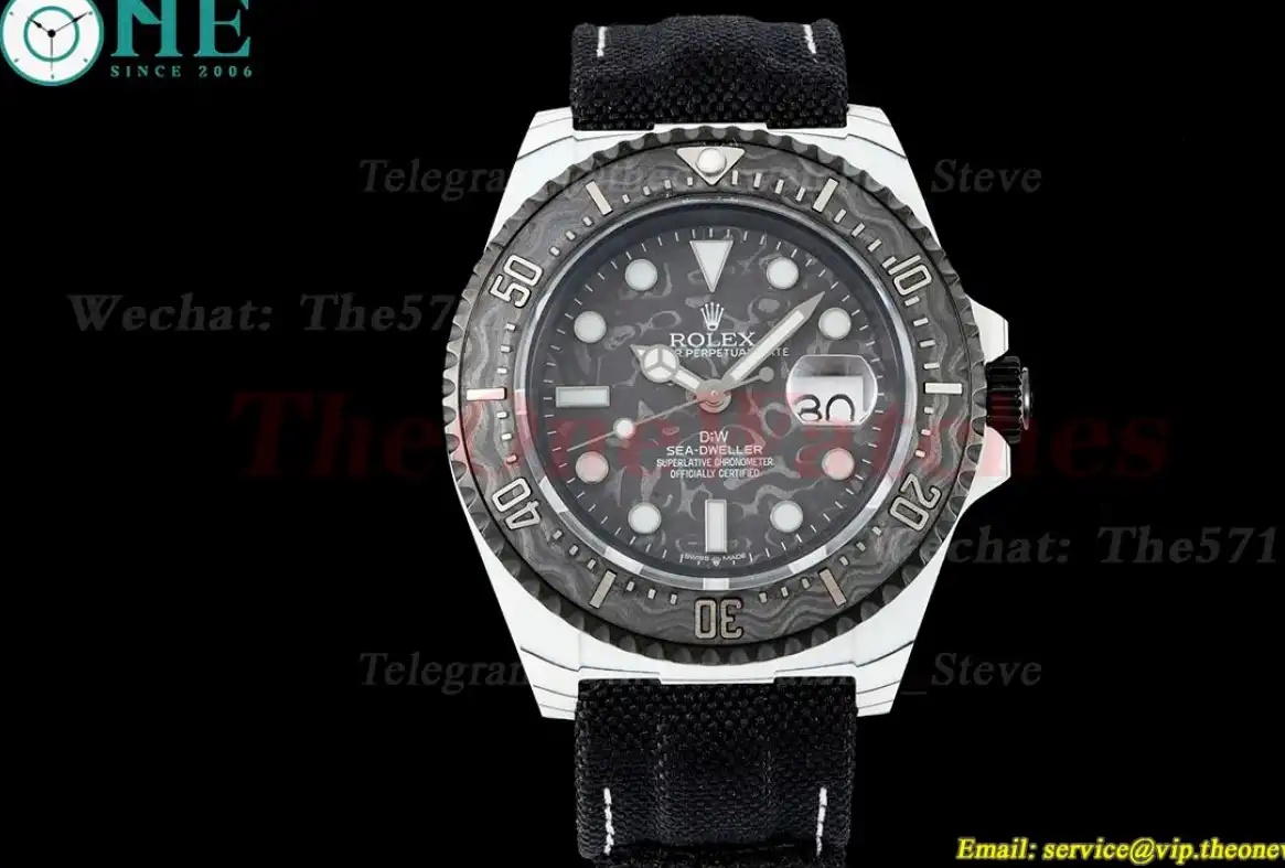 SeaDweller DIW 43mm QF NY Black Carbon Dial DIWF VR3235