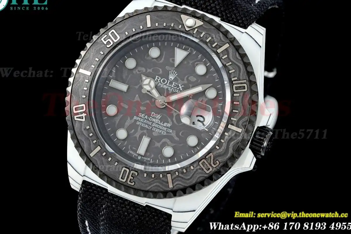 SeaDweller DIW 43mm QF NY Black Carbon Dial DIWF VR3235