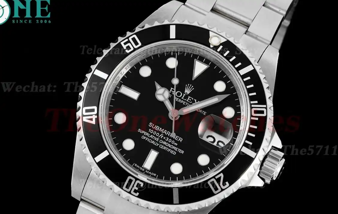 Submariner Vintage 16610LN 40mm SS SS Black RAF SH3135