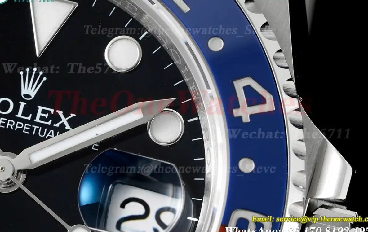 GMT Master II 126710BLRO Jub 904L SS SS Black Dial King VR3186 CHS