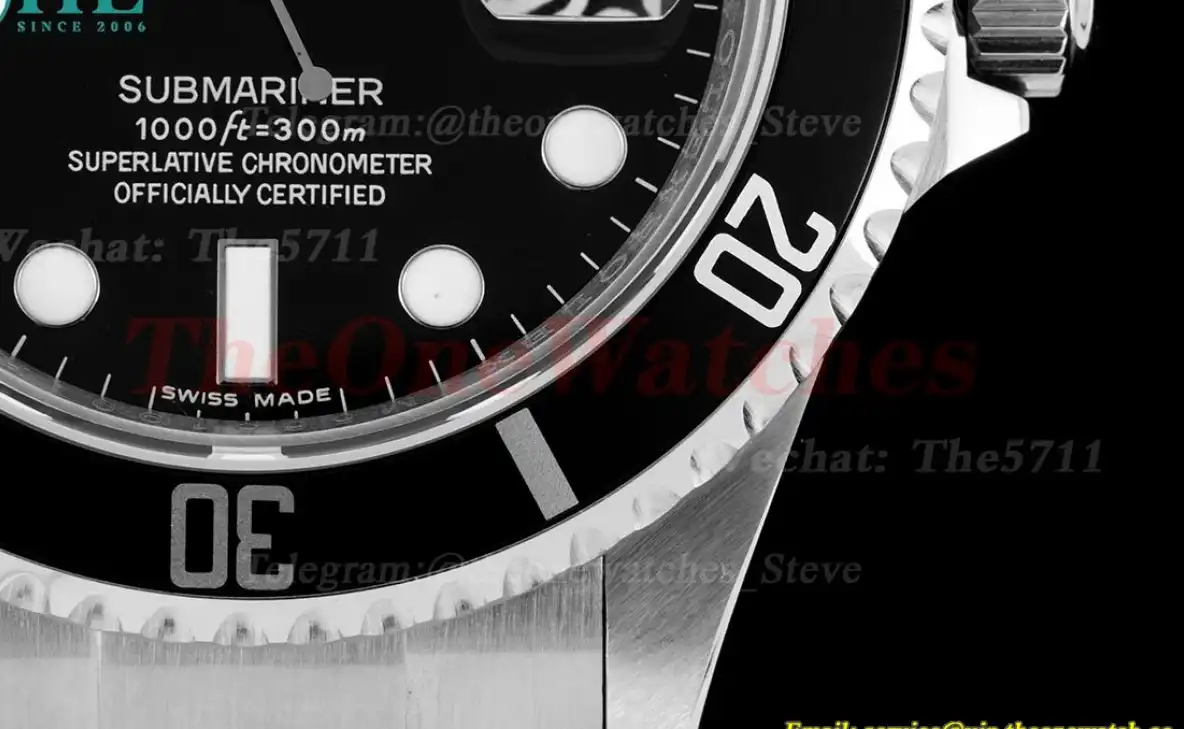 Submariner Vintage 16610LN 40mm SS SS Black RAF SH3135