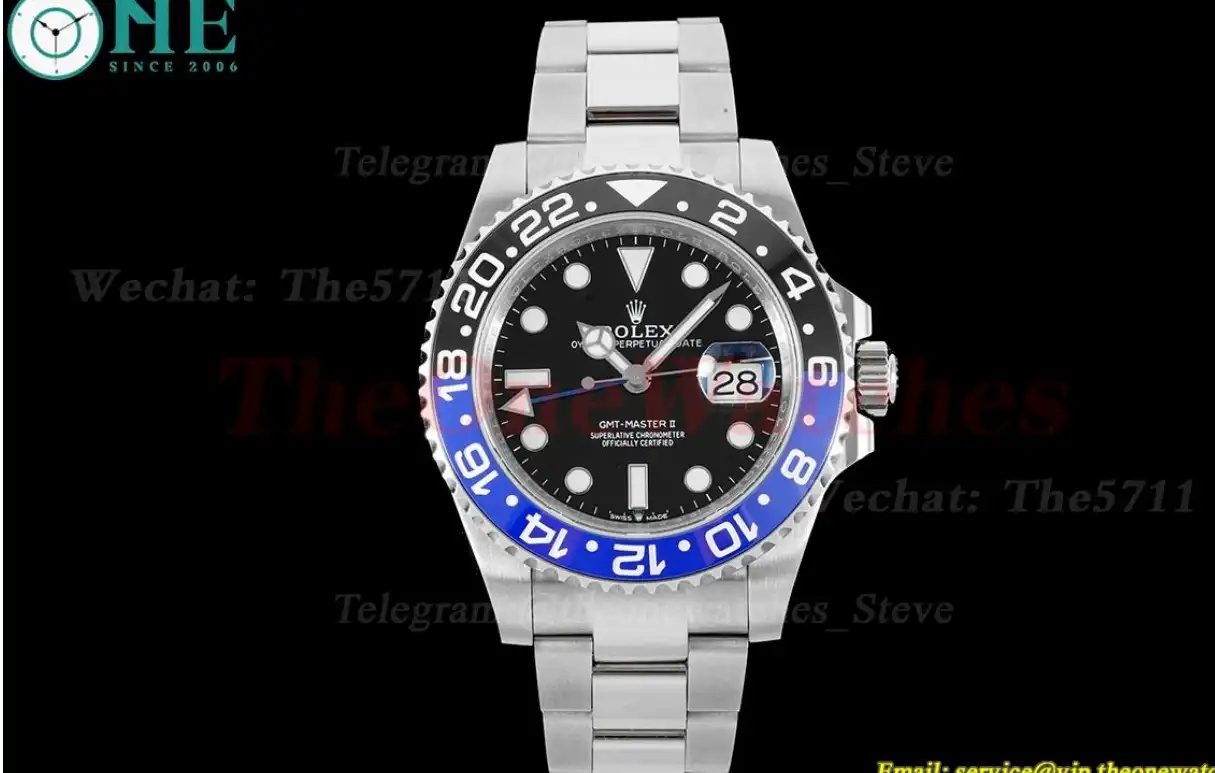 GMT Master II 126710 Batman Oys 40mm SS SS Black Blue APF VR3285