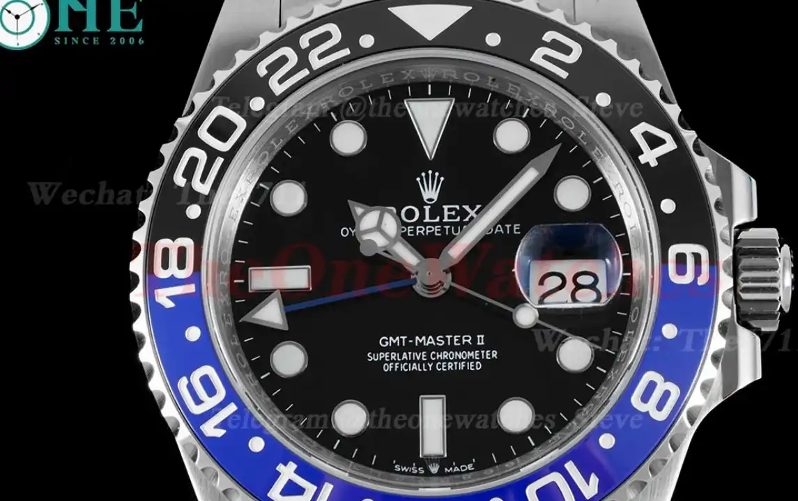 GMT Master II 126710 Batman Oys 40mm SS SS Black Blue APF VR3285