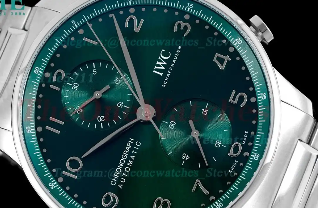 Portuguese Chrono 41mm SS SS Green Dial V6SF A69355