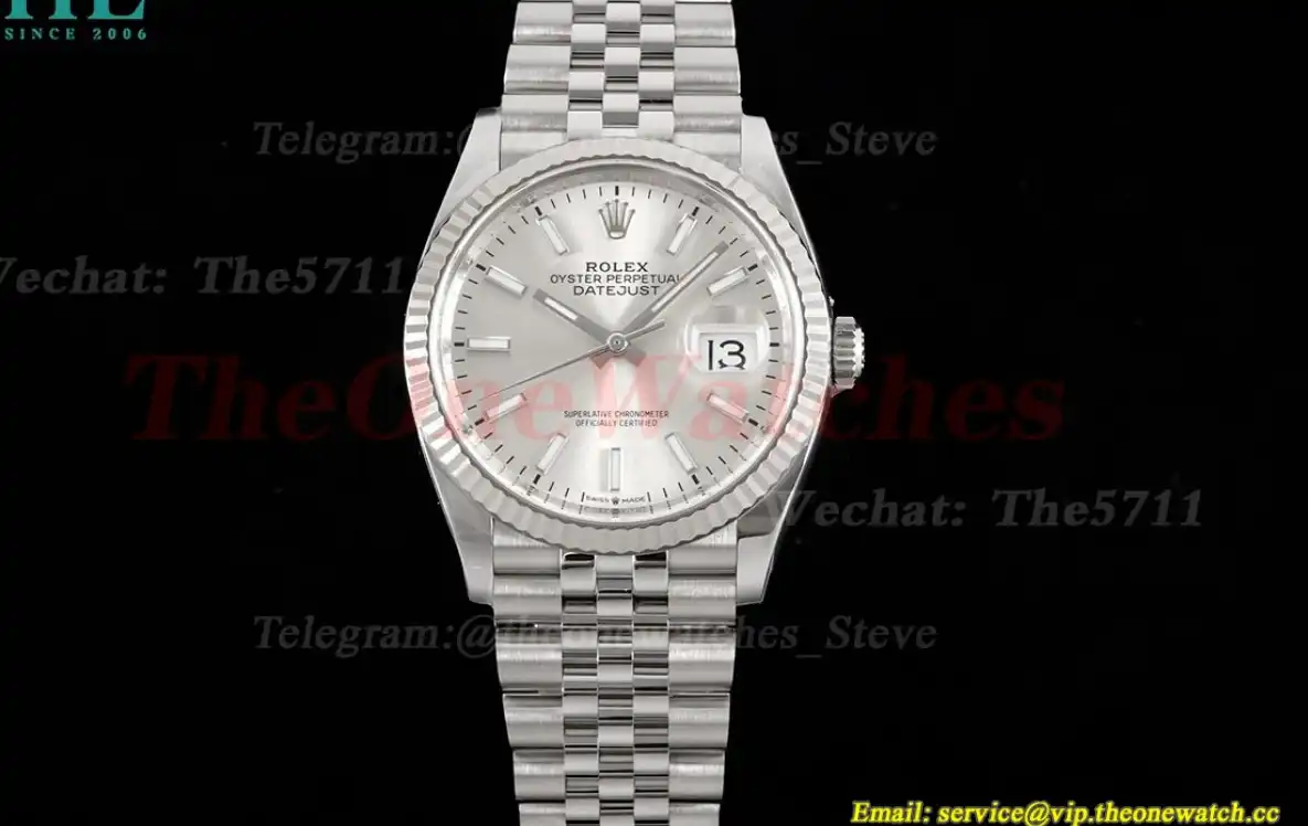 Datejust 126234 36mm Jub SS SS Silver Dial Clean SH3235