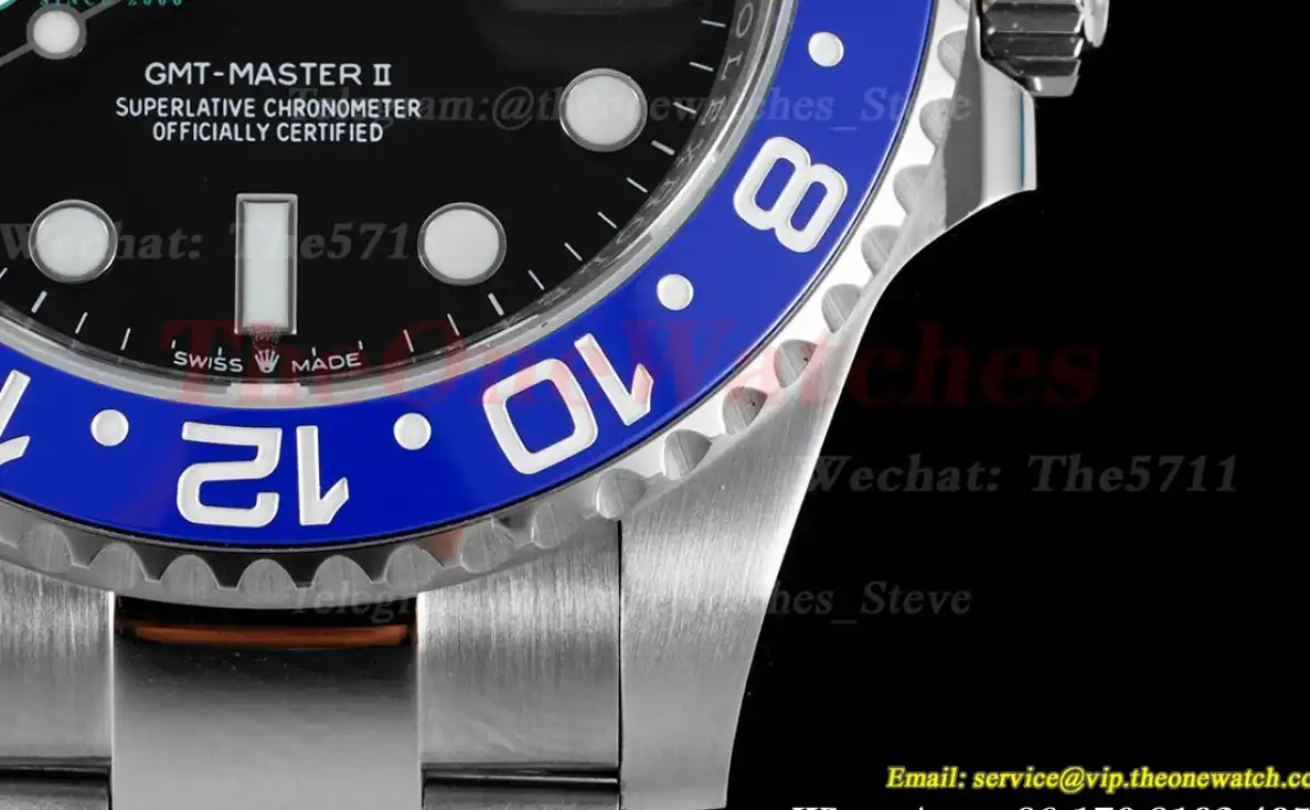 GMT Master II 126710 Batman Oys 40mm SS SS Black Blue APF VR3285