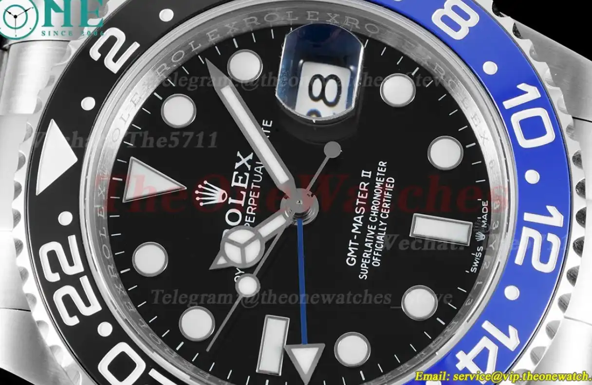 GMT Master II 126710 Batman Oys 40mm SS SS Black Blue APF VR3285