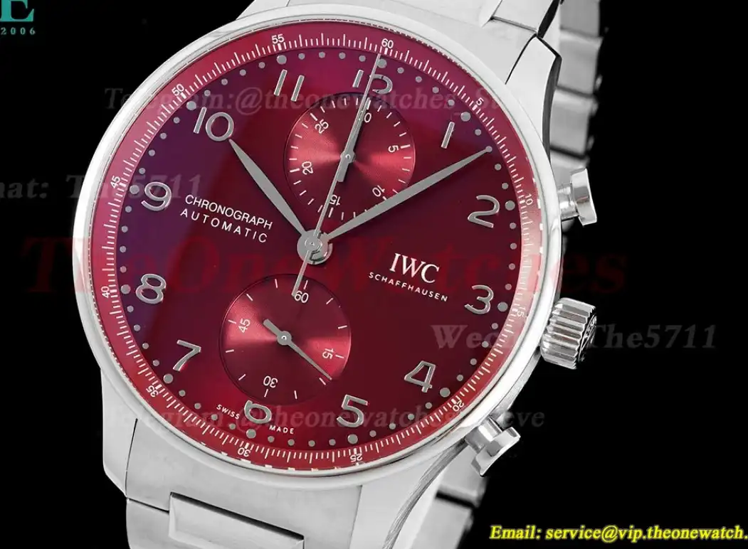 Portuguese Chrono 41mm SS SS Red Dial V6SF A69355