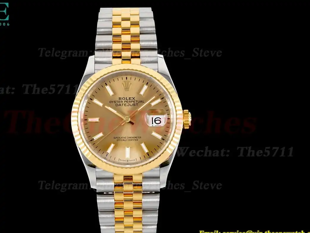 Datejust 126233 36mm Jub YG SS Gold Stk VSF VS3235