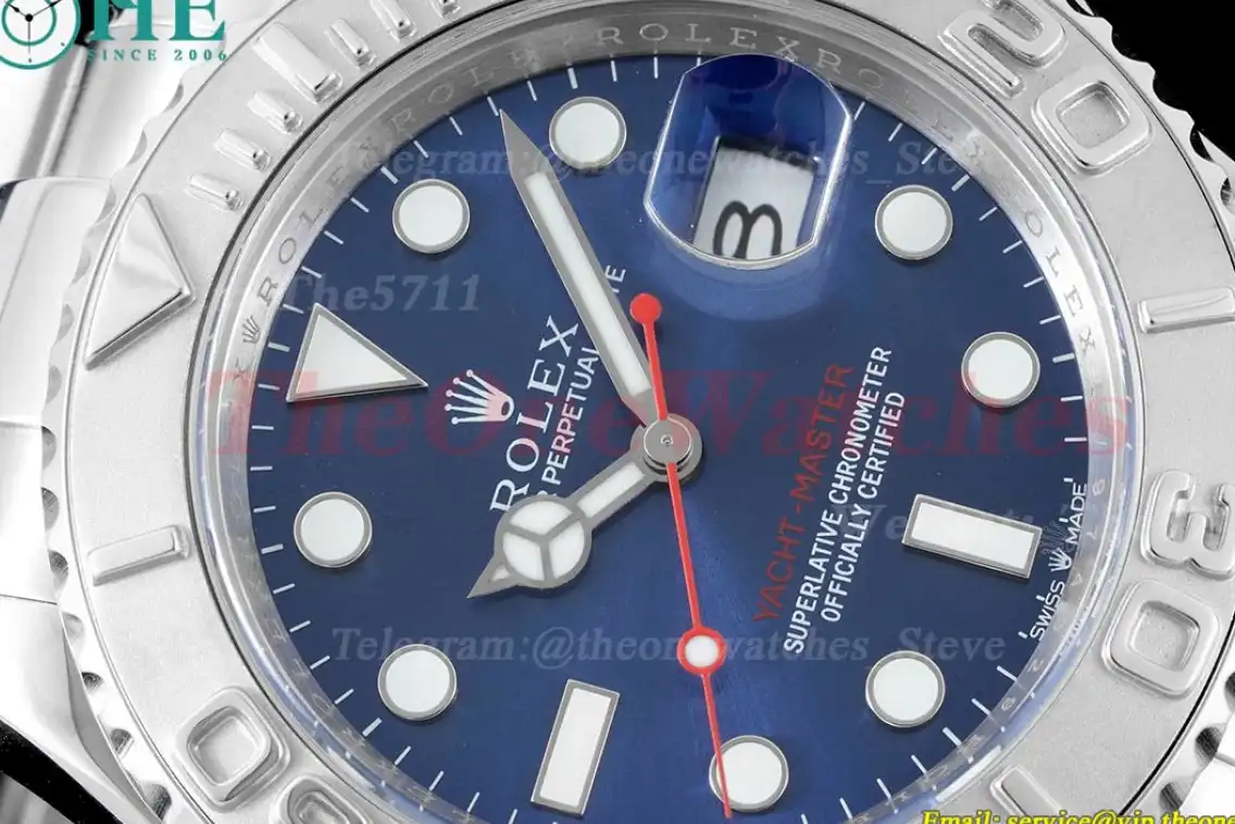 Yacht-Master 126622 40mm SS SS Blue Dot CSF VR3235