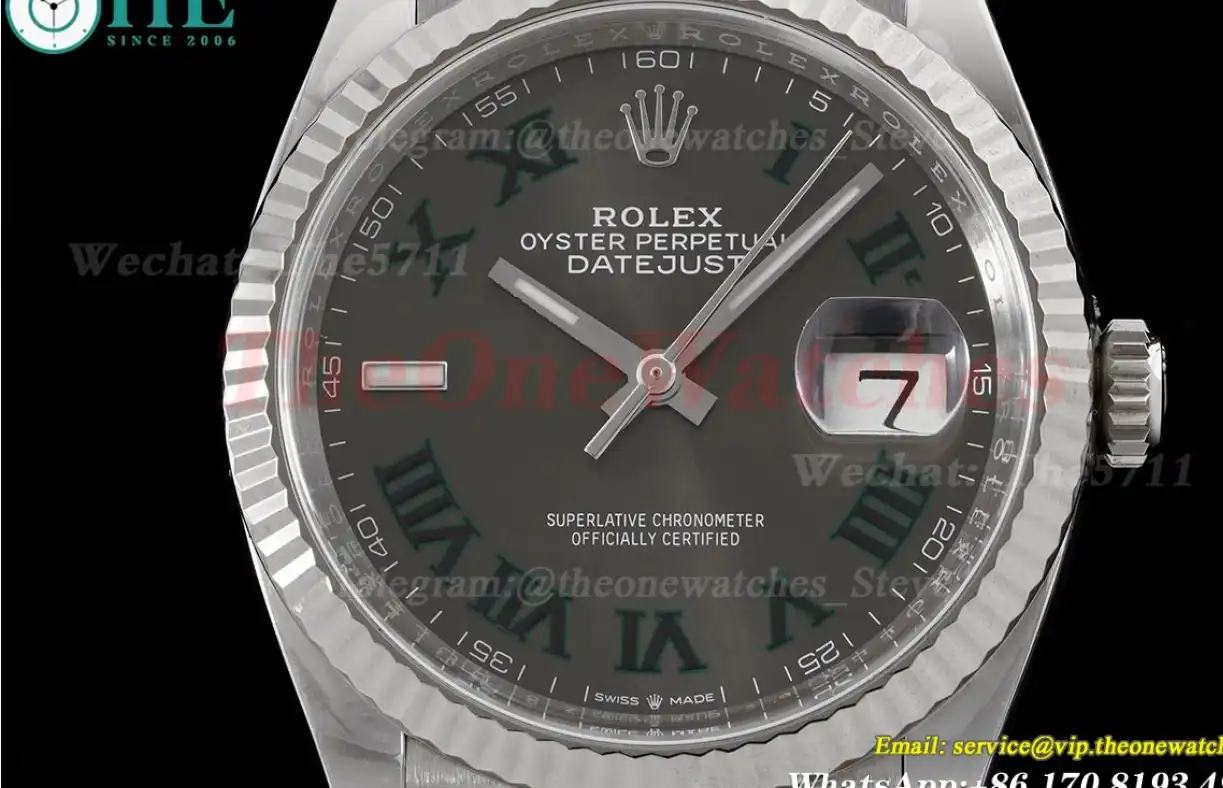 Datejust 126234 36mm Jub SS SS Grey Rmn Clean SH3235