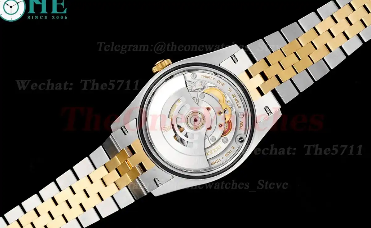 Datejust 126283 36mm Jub Dia YG SS Gold Textured Dial VSF VS3235