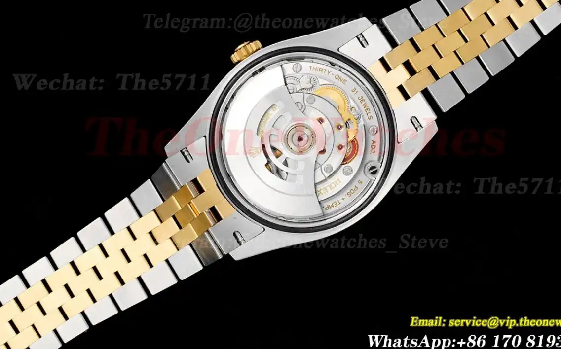 Datejust 126283 36mm Jub Dia YG SS Gold Textured Dia VSF VS3235