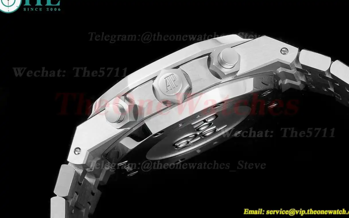 Royal Oak Chrono 26331 SS SS Black White IPF A7750