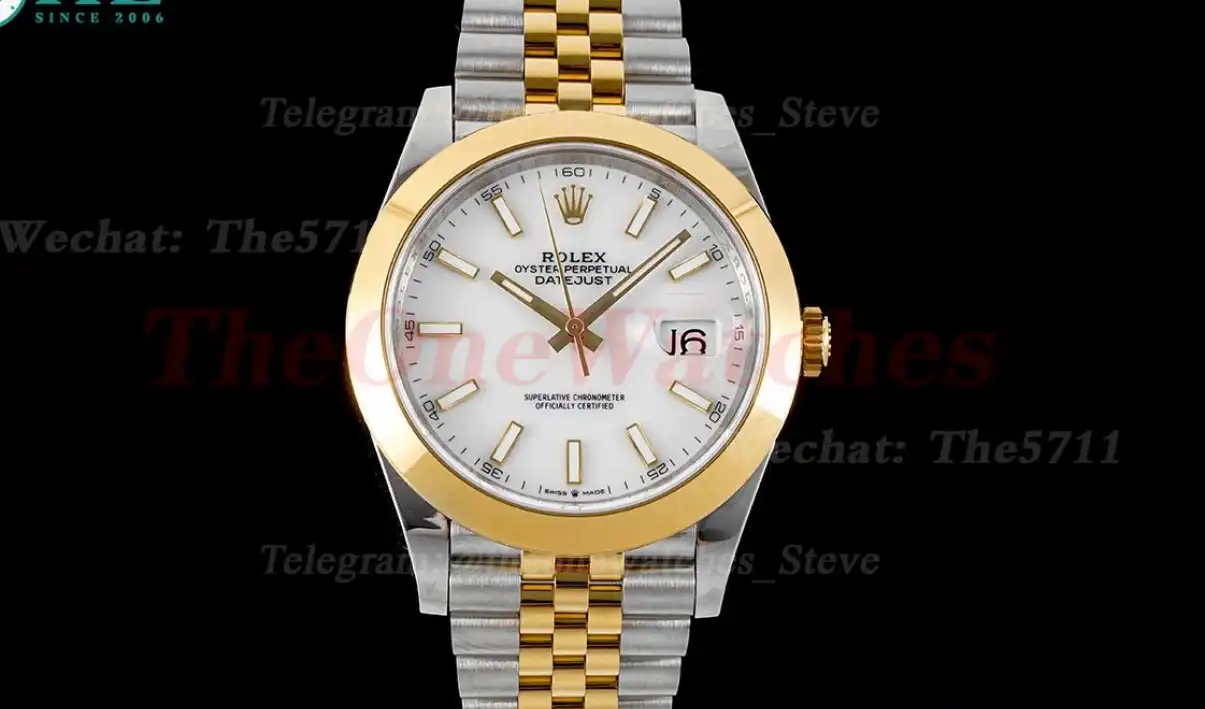 Datejust 126303 41mm Jub SS YG White Stk VSF VS3235