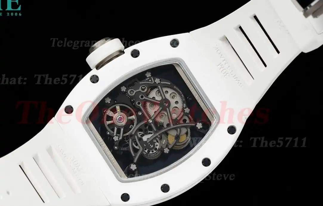 RM055 Cer RU White Skeleton Dial BBR V2 RMUL2