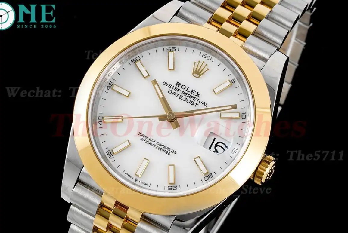 Datejust 126303 41mm Jub SS YG White Stk VSF VS3235