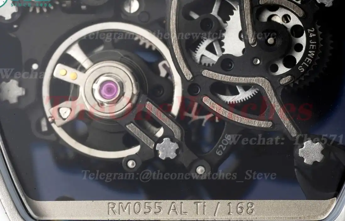 RM055 Cer RU White Skeleton Dial BBR V2 RMUL2