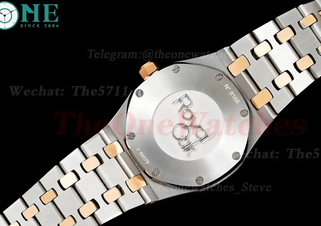 Royal Oak Ladies 33mm SS RG  white Dial 8F Swiss Quartz