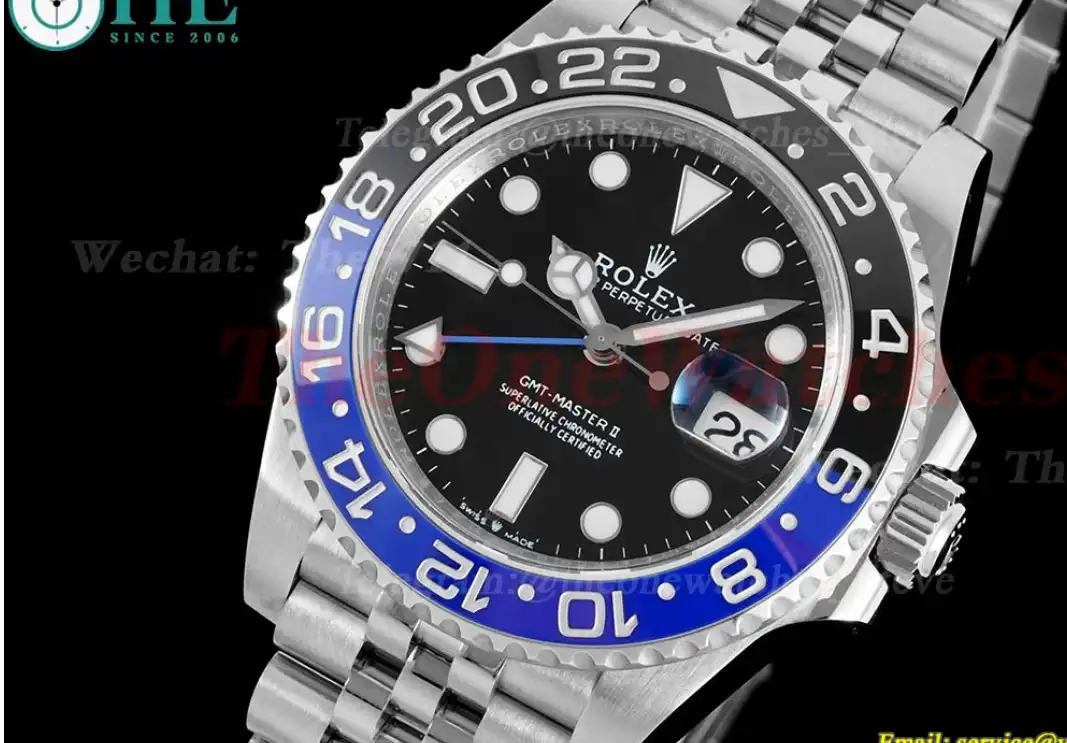 GMT Master II 126710 Batgirl Jub 40mm SS SS Black Blue APF VR3285