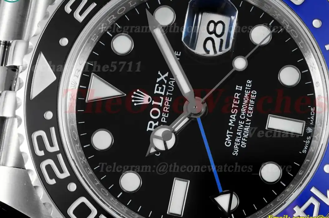 GMT Master II 126710 Batgirl Jub 40mm SS SS Black Blue APF VR3285