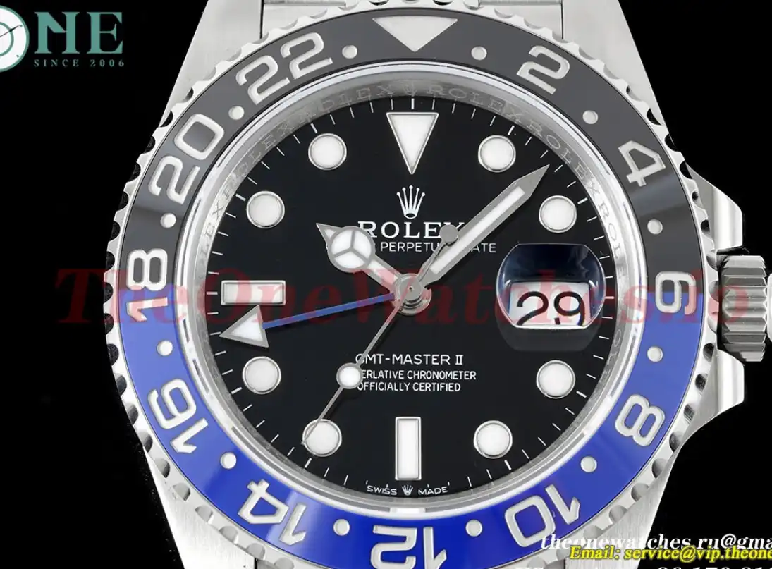 GMT Master II 126710 Batgirl Jub 40mm Black Blue King VR3285