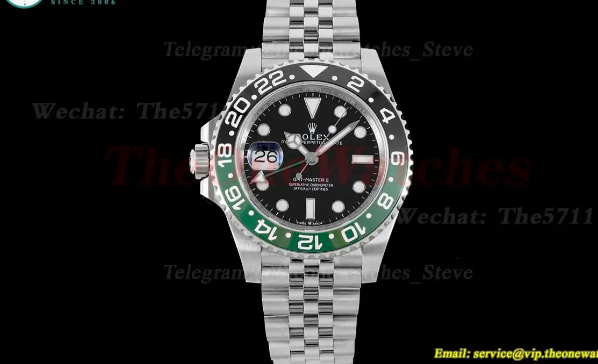 GMT Master II 126720 Sprite Jub SS SS Black Dial APF VR3285