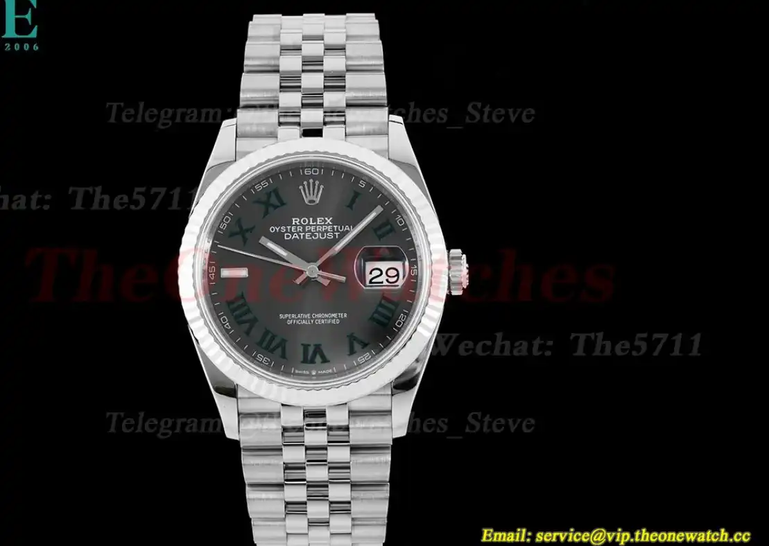 Datejust 126234 36mm Jub SS SS Grey Rmn VSF VS3235