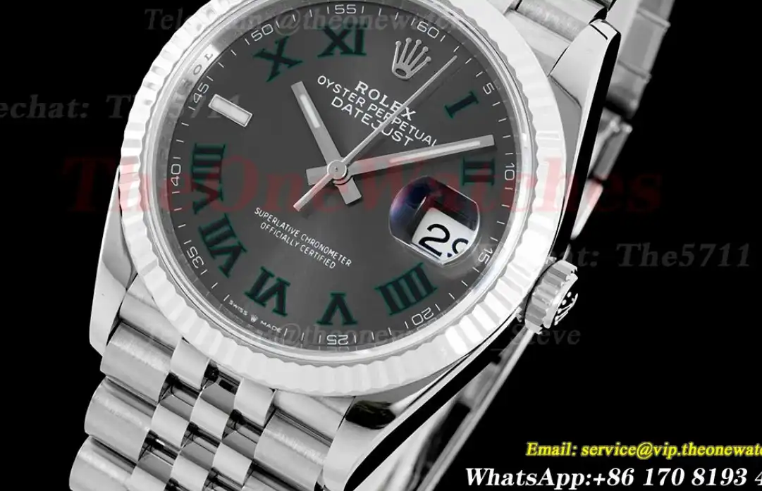 Datejust 126234 36mm Jub SS SS Grey Rmn VSF VS3235