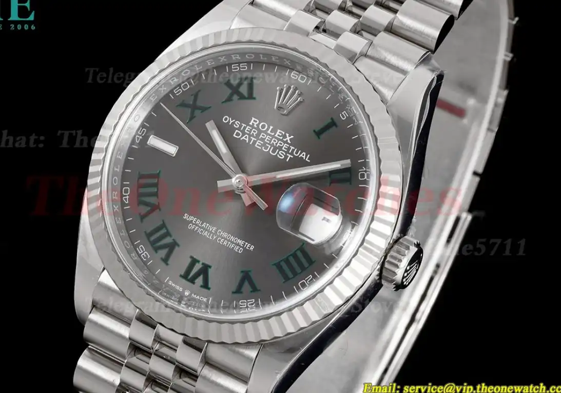 Datejust 126234 36mm Jub SS SS Grey Rmn Clean SH3235