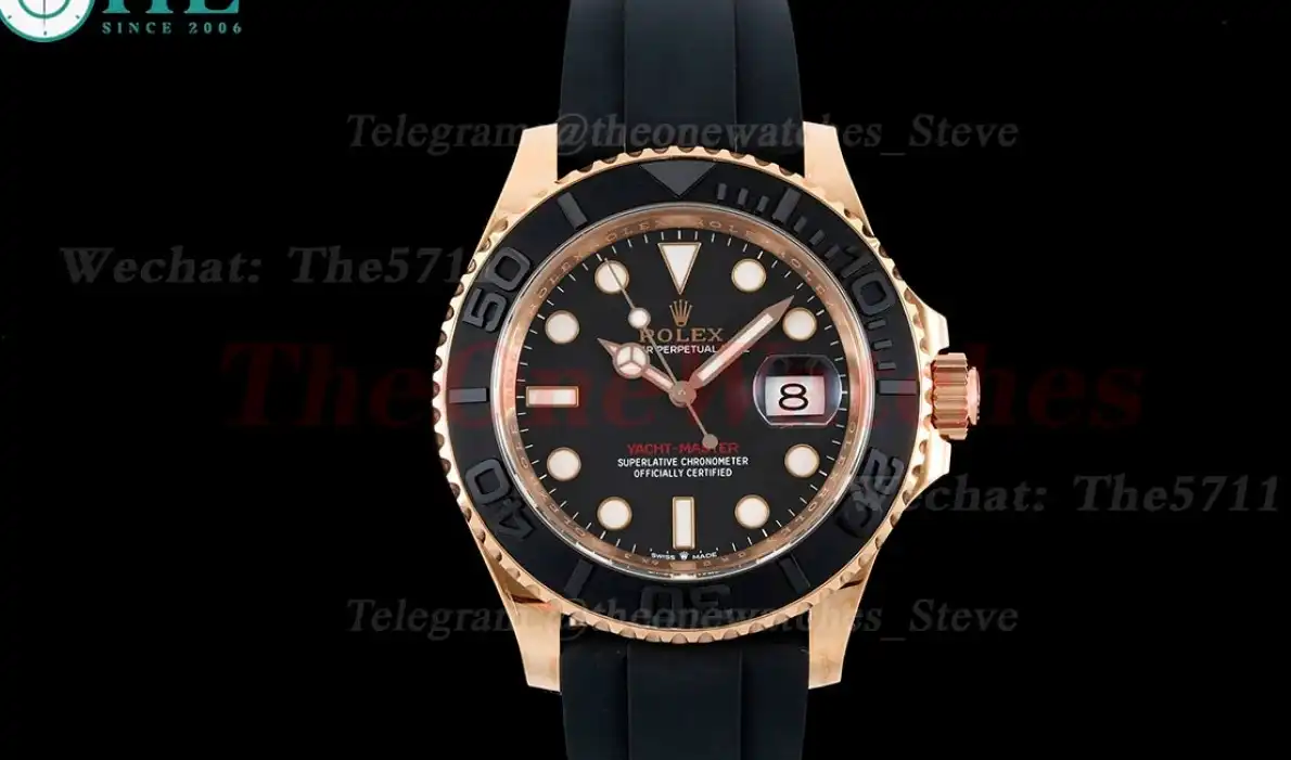 Yacht-Master 126655 40mm RG RU Black Dot Clean VR3235