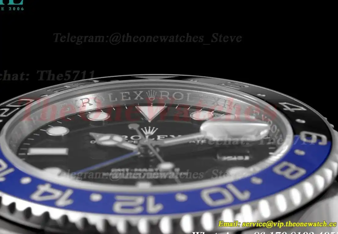 GMT Master II 126710 Batman 40mm 904L SS SS Black Dial C+F V2 VR3285