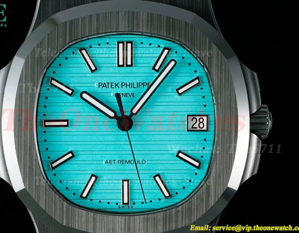 Nautilus AET 5711 40mm Cer RU Tiffany Blue Dial AMGF MY9015